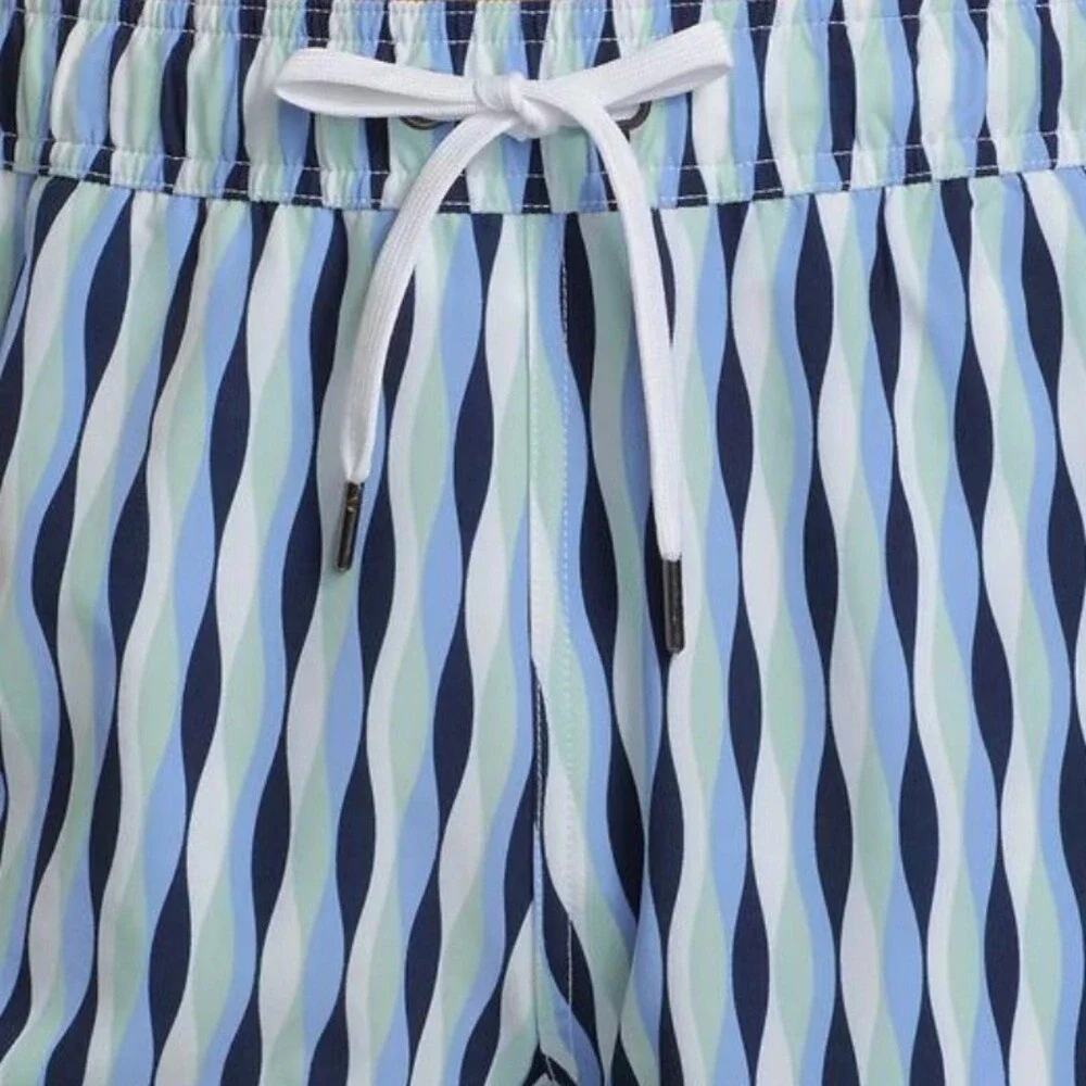 Saks Fifth Avenue men's S Ocean Blue Swim‎ volleyball shorts Liner Pool Vacation